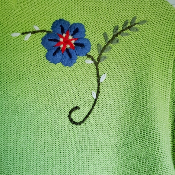 Breckenridge Cardigan Sweater Small Green - Picture 5 of 10